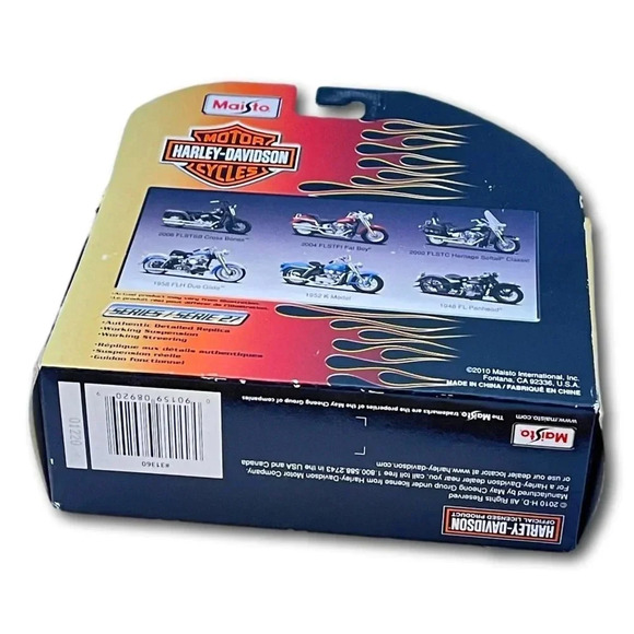 Maisto Harley Davidson Motorcycles Diecast Lot 3 1/18 Series 27  2010 - Picture 5 of 8